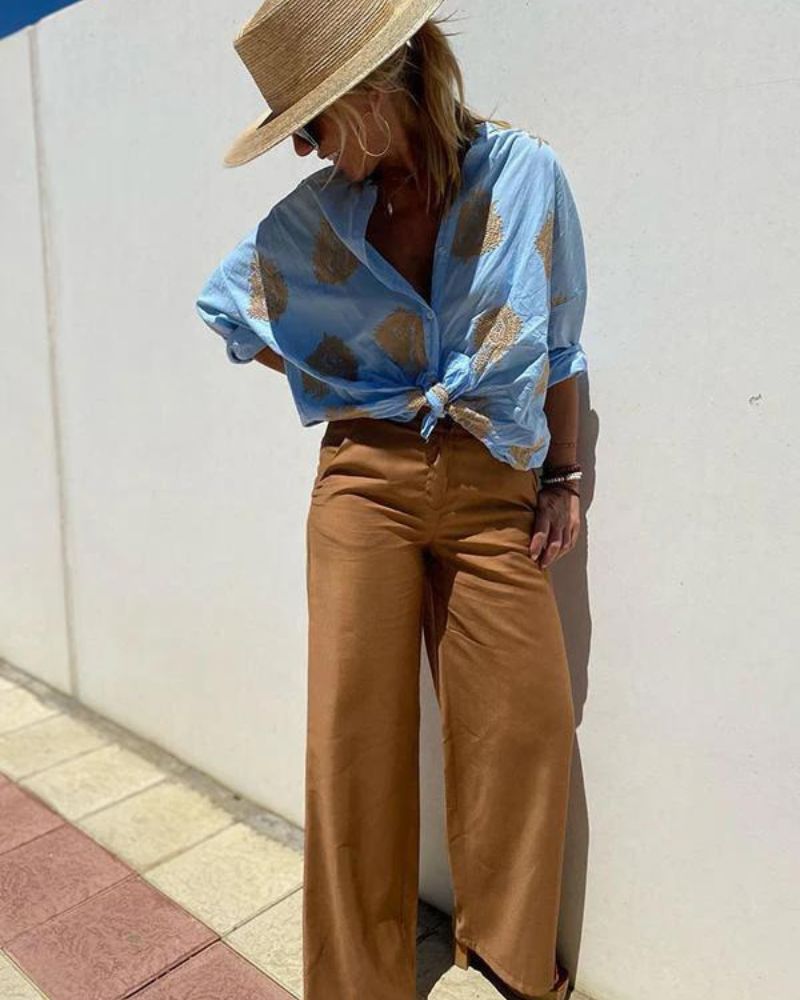 Lina – Blusa con eleganti ricami