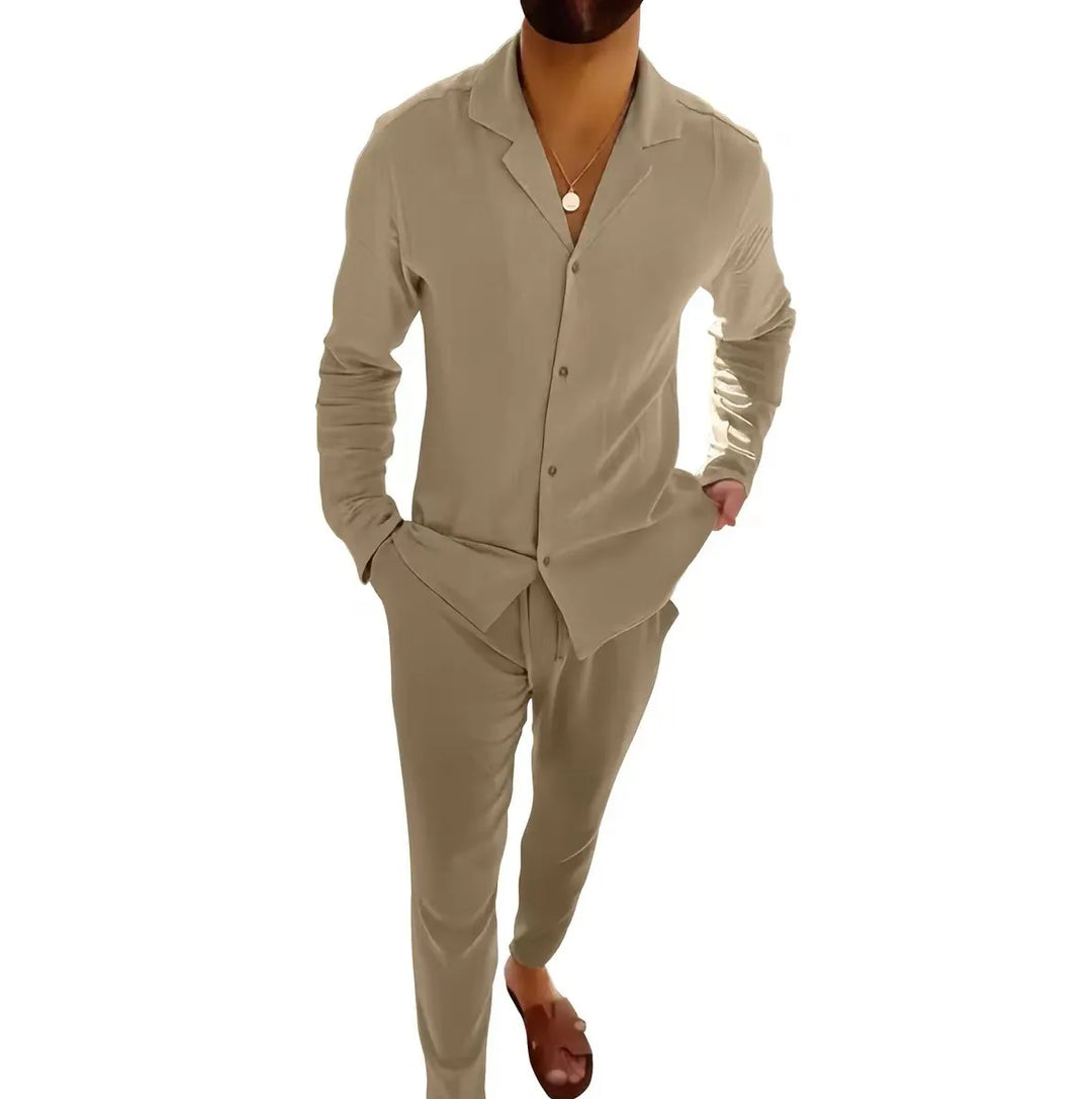 Modavia™ | Completo Estivo da Uomo in Lino