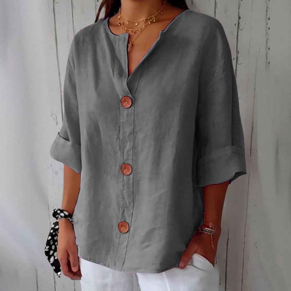 Modavia™™ | Blusa in Lino Casual