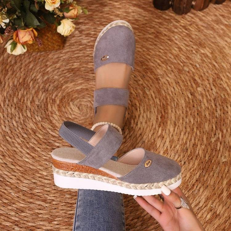 Modavia™ | Sandali Ortopedici con Plateau, Traspiranti e Rilassati