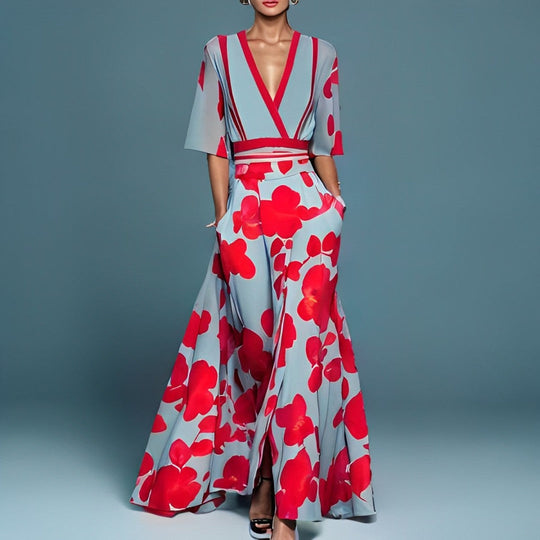 Modavia™ | Abito Elegante a Fiori