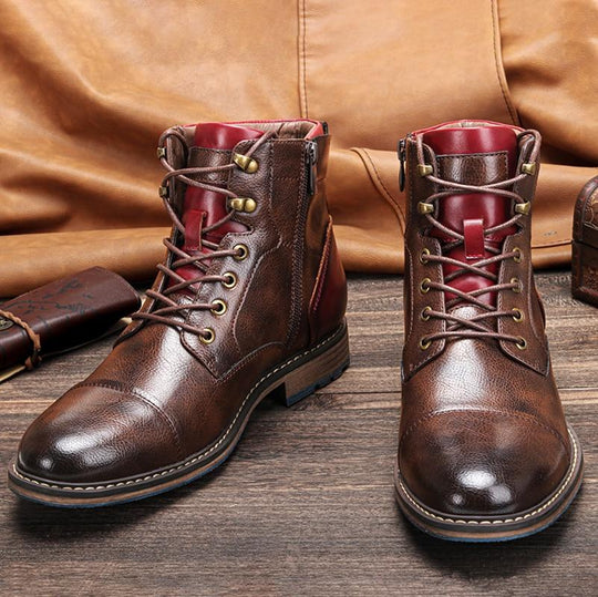 Modavia™ | Stivali Oxford Premium in Pelle Artigianal