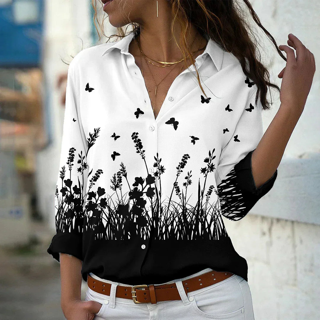GEERTJE - BLUSA STAMPATA MODERNA