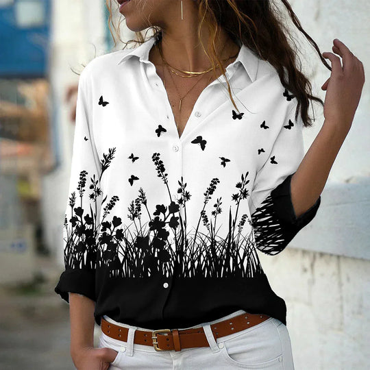 GEERTJE - BLUSA STAMPATA MODERNA