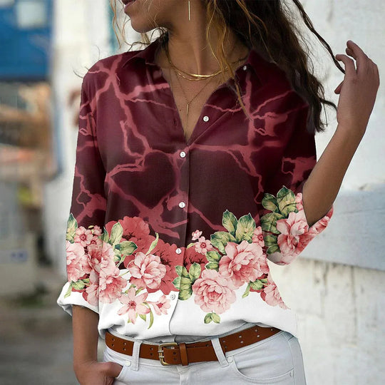 GEERTJE - BLUSA STAMPATA MODERNA