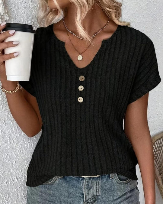 ROSINA BLUSA IN MAGLIA CON SCOLLO A V
