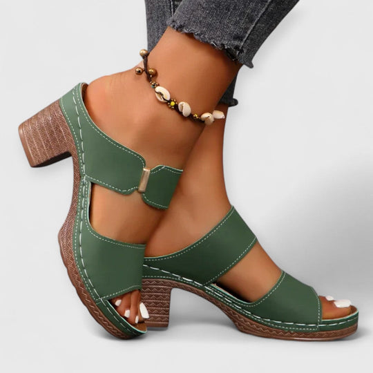 SHARA | Sandali ortopedici con tacco robusto