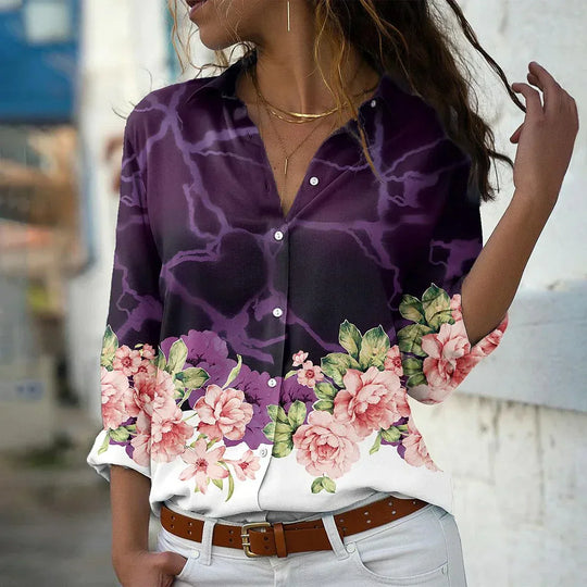 GEERTJE - BLUSA STAMPATA MODERNA