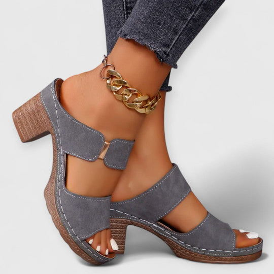 SHARA | Sandali ortopedici con tacco robusto