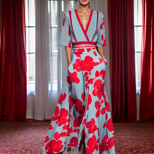 Modavia™ | Abito Elegante a Fiori