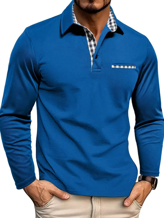 ModaVia™ | Poloshirt a maniche lunghe