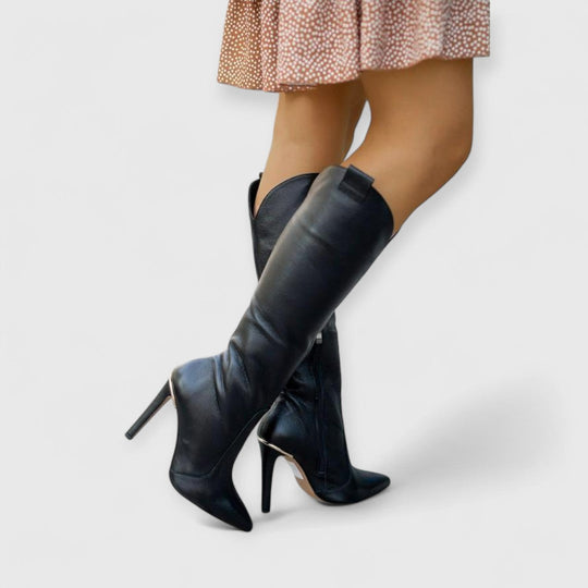 Kylie | Eleganti Stivali Overknee con Tacco Stiletto