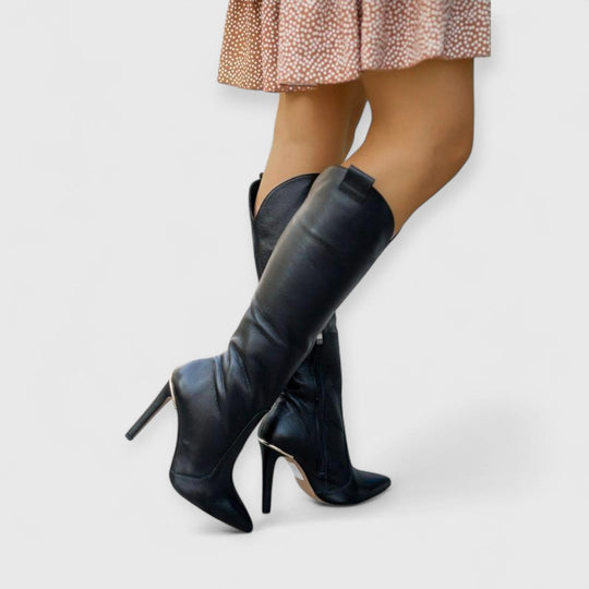 Kylie | Eleganti Stivali Overknee con Tacco Stiletto