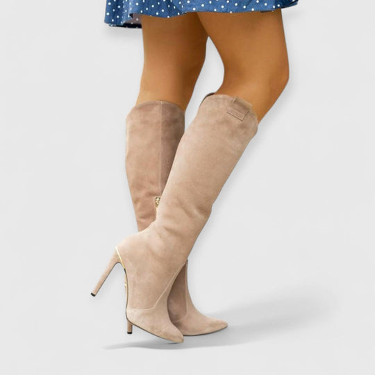 Kylie | Eleganti Stivali Overknee con Tacco Stiletto